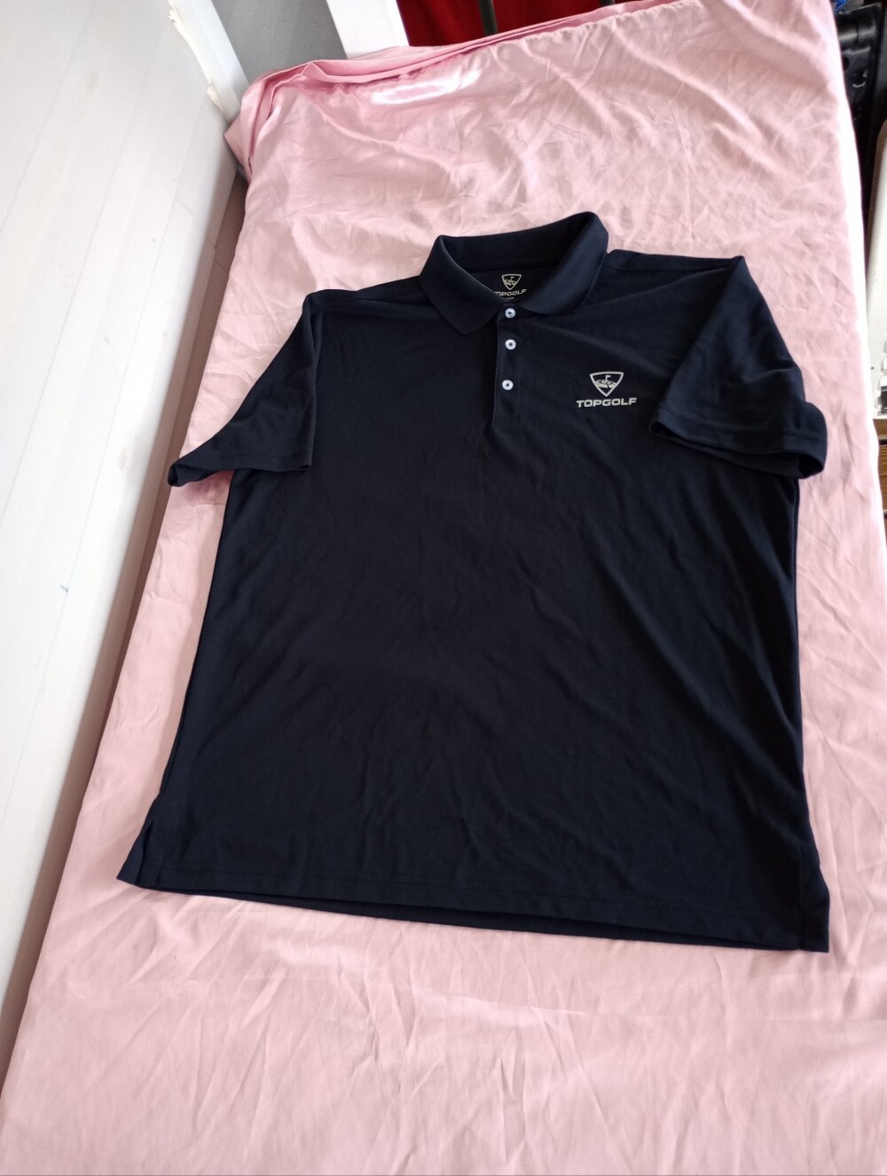 Top Golf Men's XLarge Black Polo Shirt